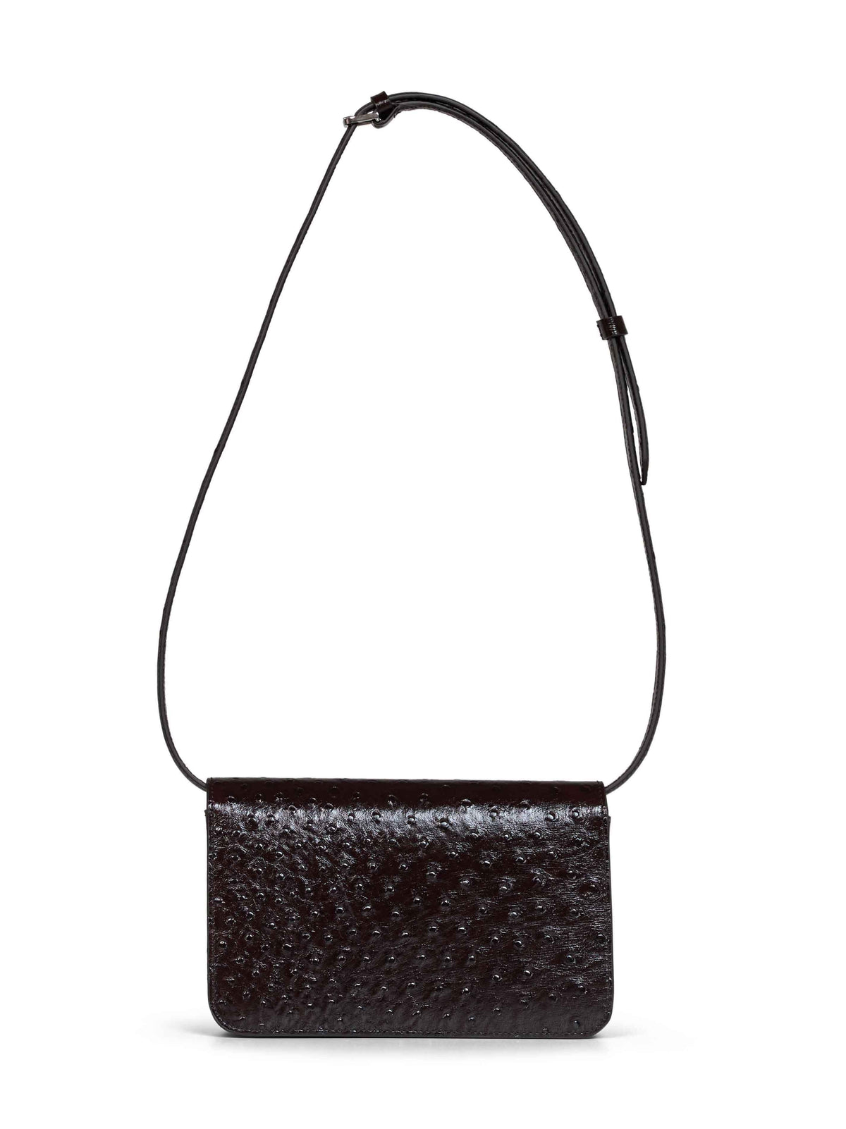 Toteme Women Burgundy T-Lock Crossbody Bag