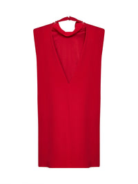 Valentino Women Red Cady Couture Mini Dress