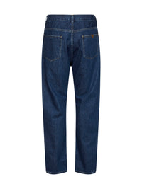 VALENTINO Valentino Men Medium Bue Cotton Denim Valentino Jeans With Vgold