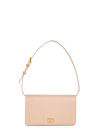 Valentino Garavani Women Rose Sand Vlogo Signature Mini Shoulder Bag<Br/>