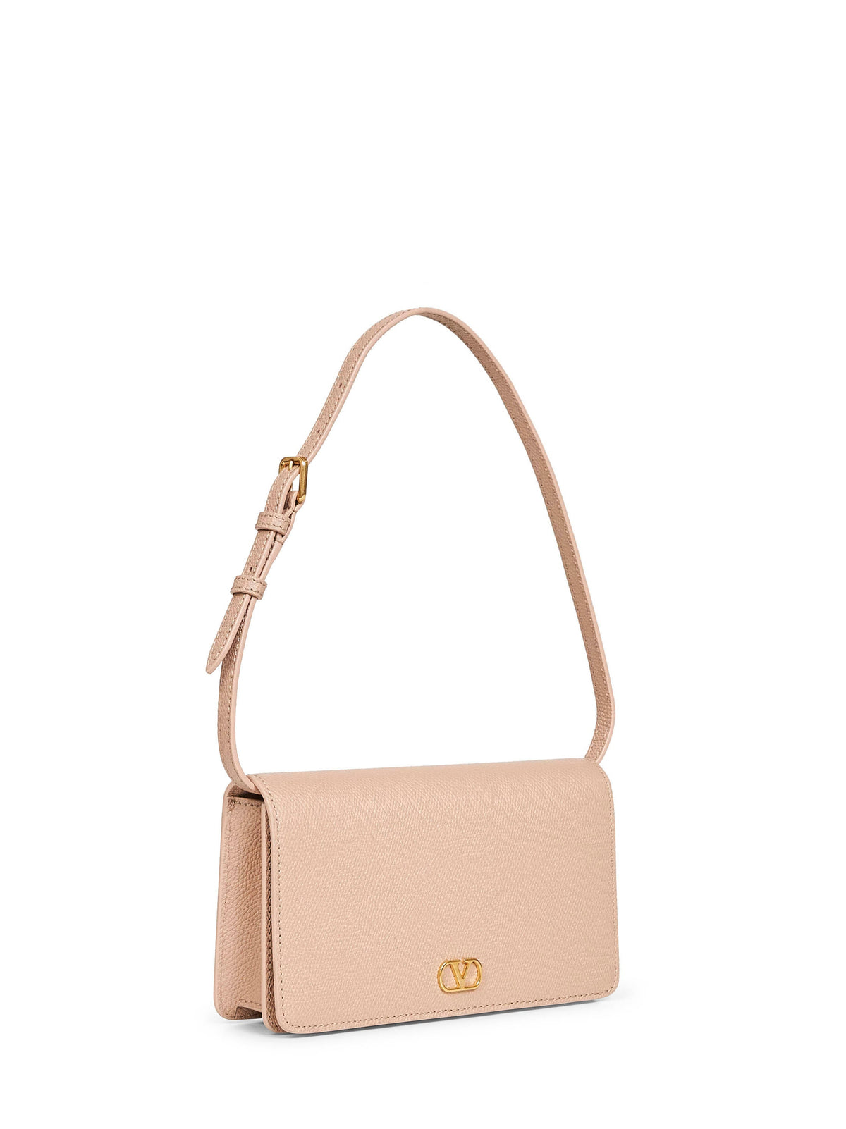 Valentino Garavani Women Rose Sand Vlogo Signature Mini Shoulder Bag<Br/>