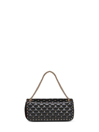 Valentino Garavani Women Black Valentino Garavani Rockstud Spike Medium Shoulder Bag