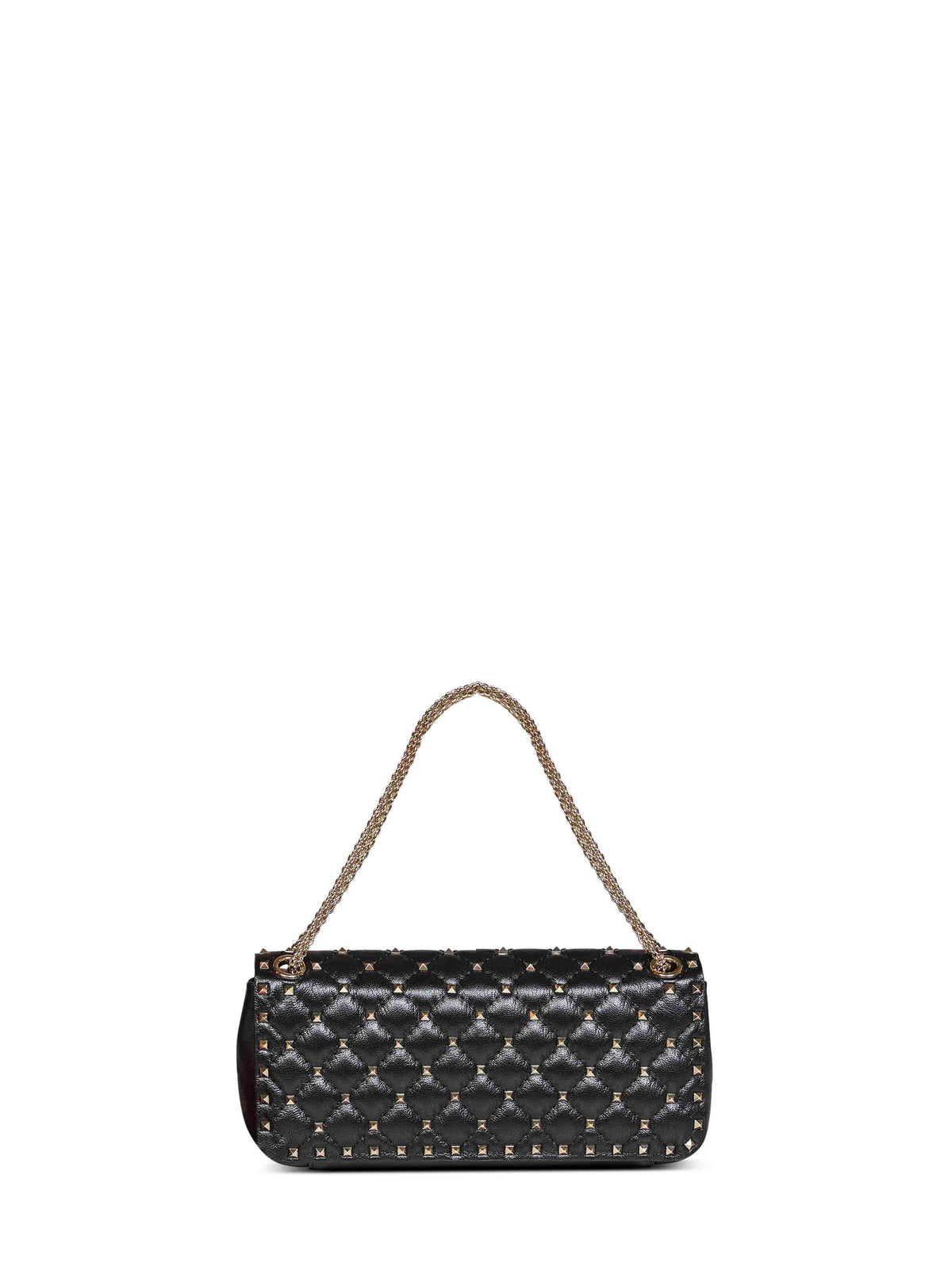 Valentino Garavani Women Black Valentino Garavani Rockstud Spike Medium Shoulder Bag