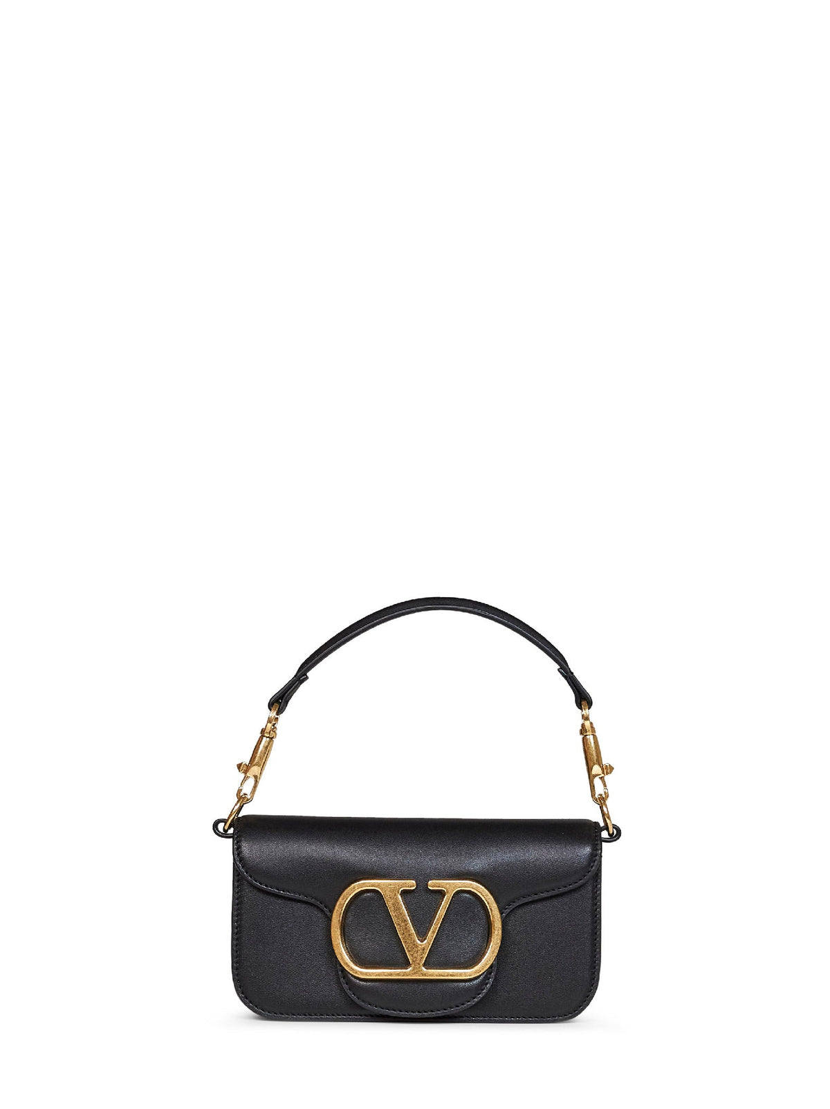 Valentino Garavani Women Black Valentino Garavani Locò Small Shoulder Bag