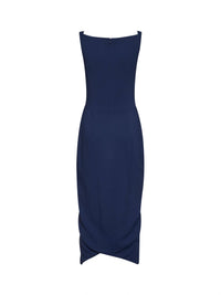 Vivienne Westwood Women French Navy Stretch Viscose Panther Midi Dress
