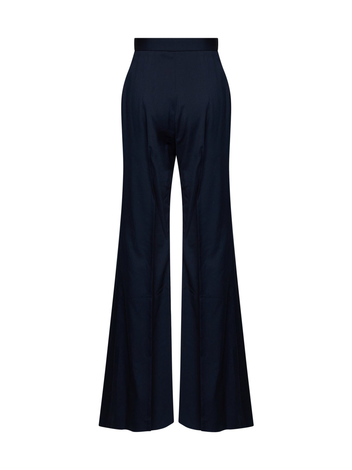 Vivienne Westwood Women Navy Blue Virgin Wool Wide Leg Trousers