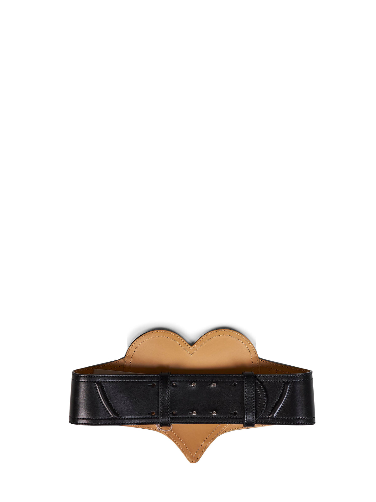 Vivienne Westwood Women Black Heart Leather Corset Belt<Br/>