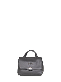 Zanellato Women Grey Vulcano Baby Postina Handbag