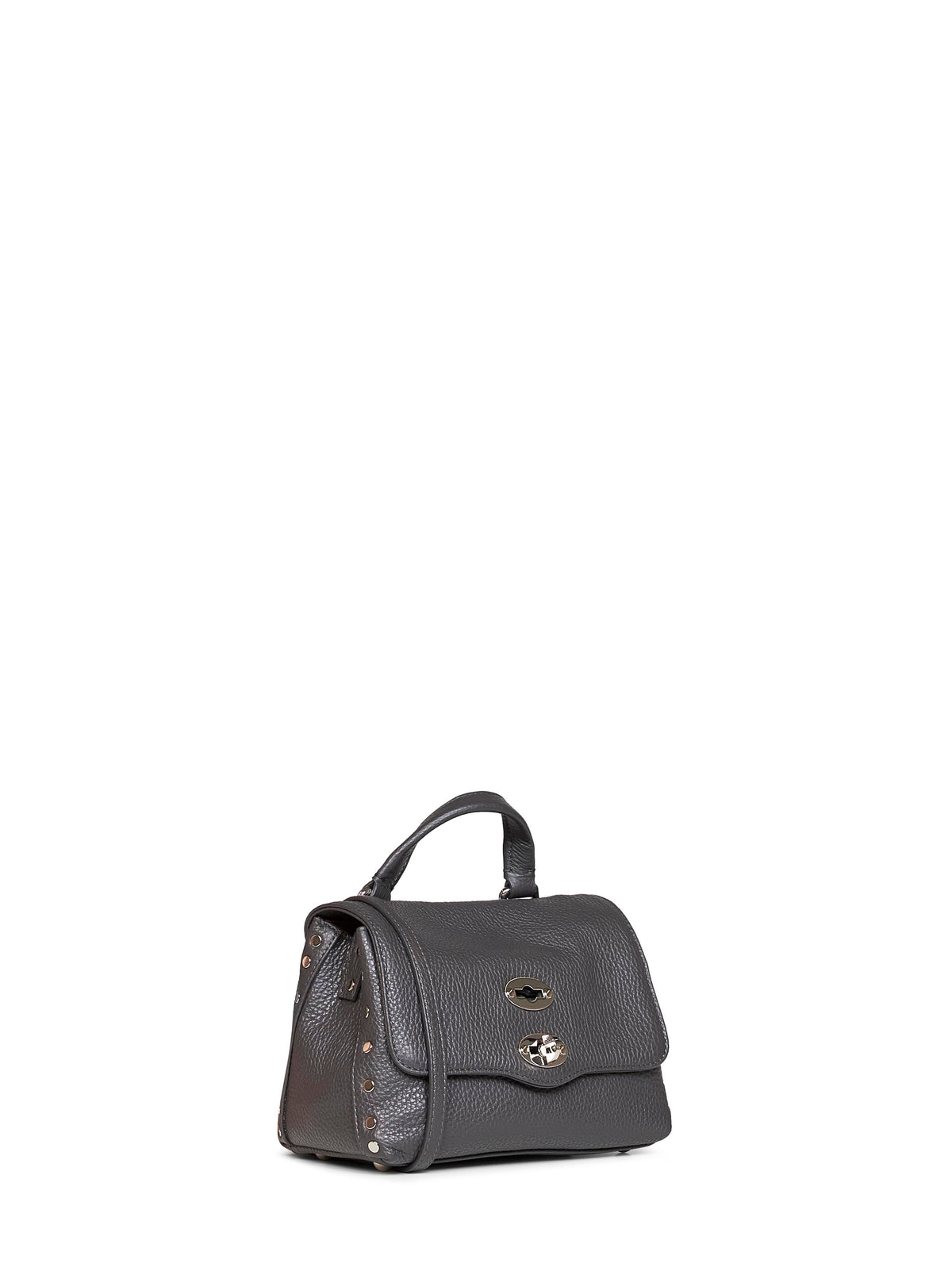 Zanellato Women Grey Vulcano Baby Postina Handbag