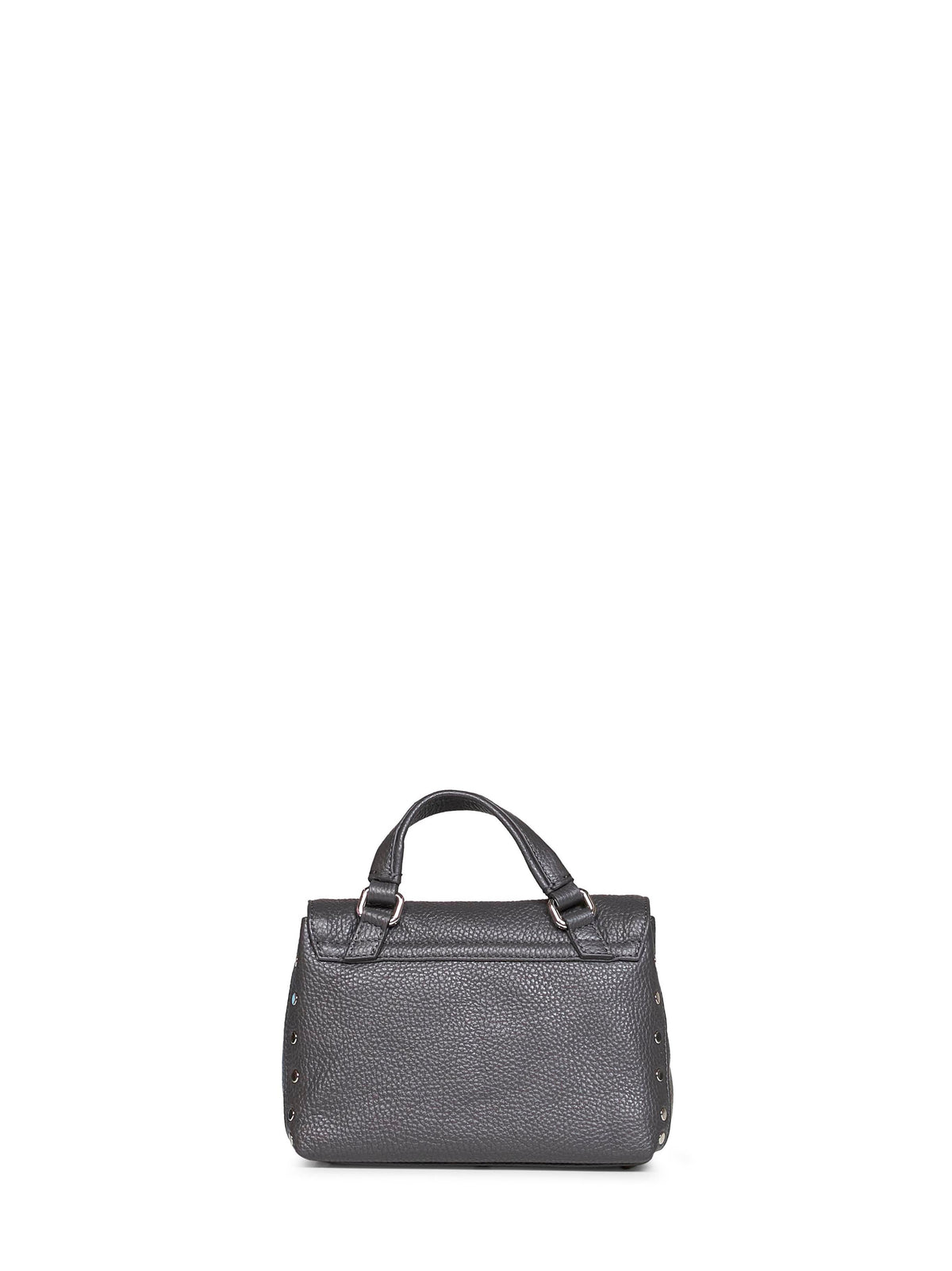 Zanellato Women Grey Vulcano Baby Postina Handbag