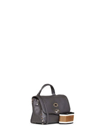 Zanellato Women Grey Vulcano Baby Postina Handbag