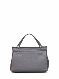 Zanellato Women Grey Vulcano Small Postina Handbag