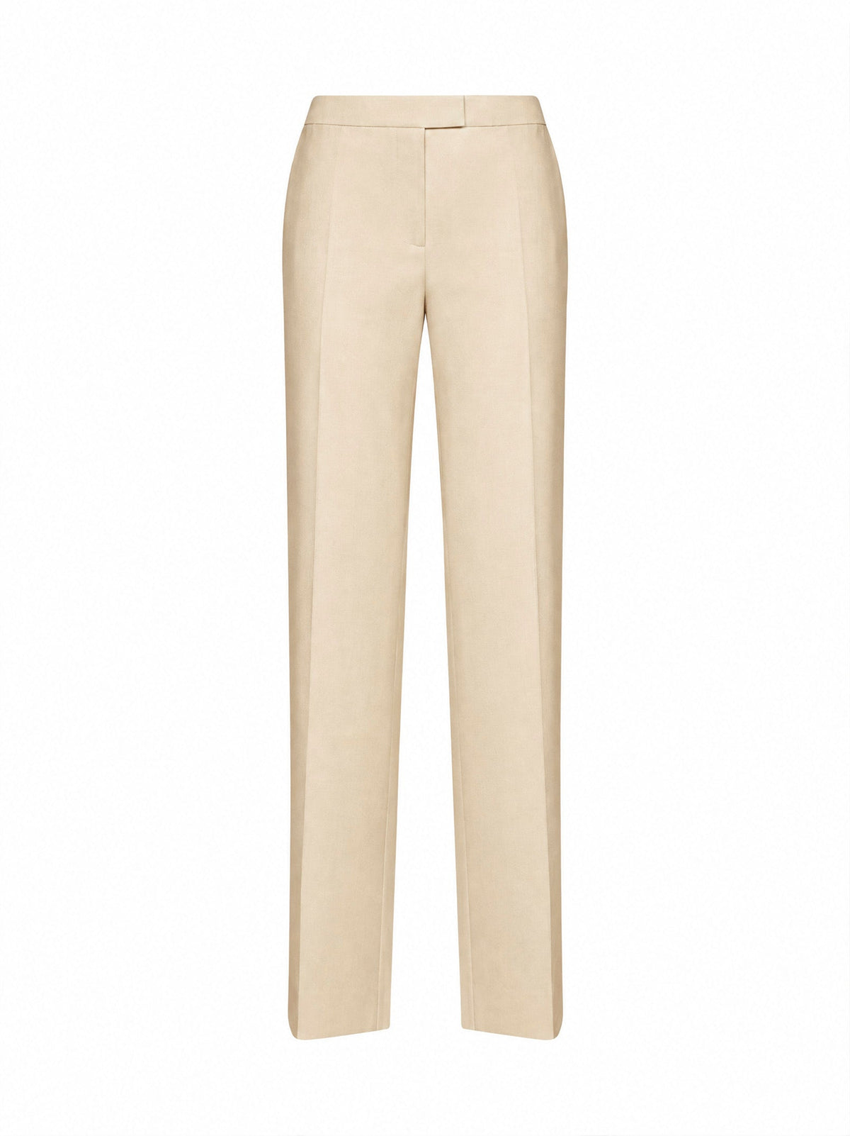 Zimmermann Women Cream Stretch Wool Valiant Straight Trousers