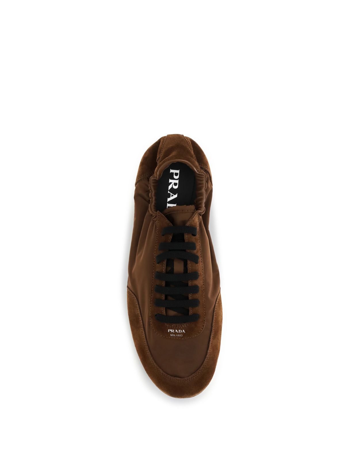 PRADA Prada Men Collapse Sneakers In Re-Nylon And Suede