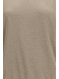 BRUNELLO CUCINELLI Brunello Cucinelli Women Short-Sleeve Cashmere And Silk Sweater
