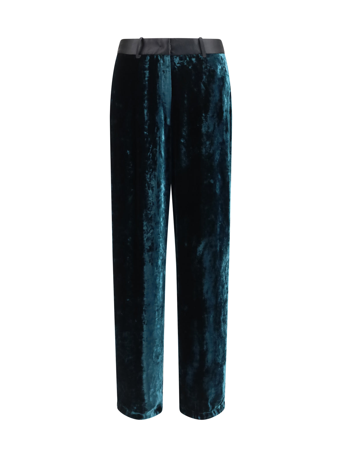 Forte_Forte Women Moiré Velvet Tuxedo Pants