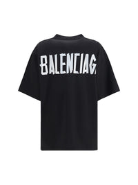 BALENCIAGA Balenciaga Women Glitter Logo T-Shirt