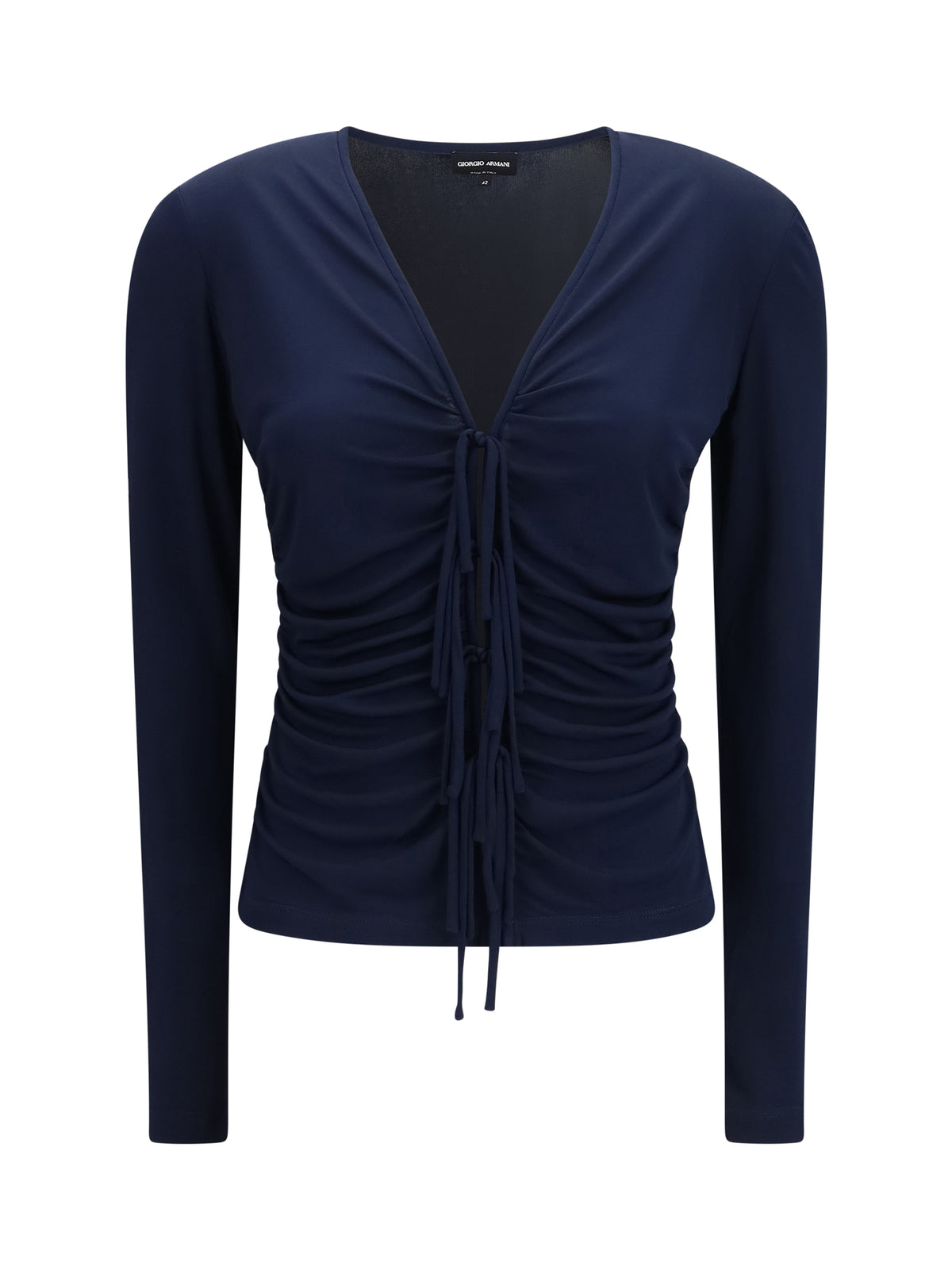GIORGIO ARMANI Giorgio Armani Women V-Neck Viscose Jersey Top