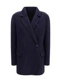 BRUNELLO CUCINELLI Brunello Cucinelli Women Single-Breasted Wool And Cashmere Jacket