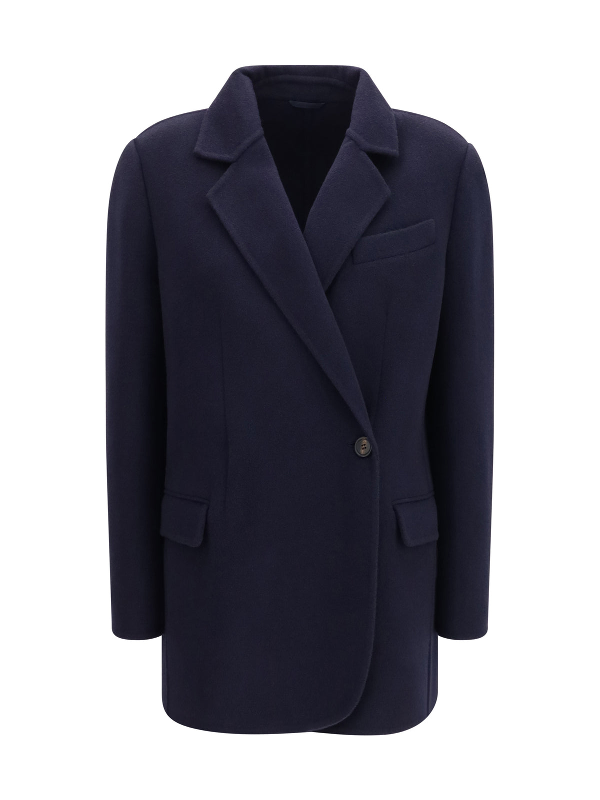 BRUNELLO CUCINELLI Brunello Cucinelli Women Single-Breasted Wool And Cashmere Jacket