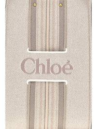 Chloé Women Woody Loop Canvas Tote Bag