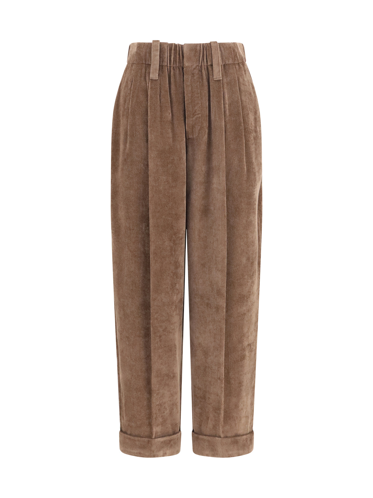 BRUNELLO CUCINELLI Brunello Cucinelli Women Elasticated Viscose And Cashmere Pants