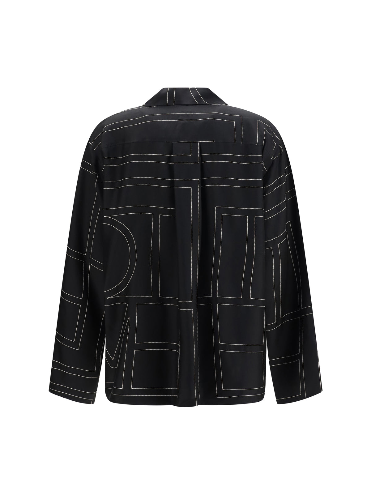 TOTEME Toteme Women Silk Shirt With All-Over Monogram