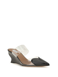 Alaïa Women Le Coeur Patent Leather Mules