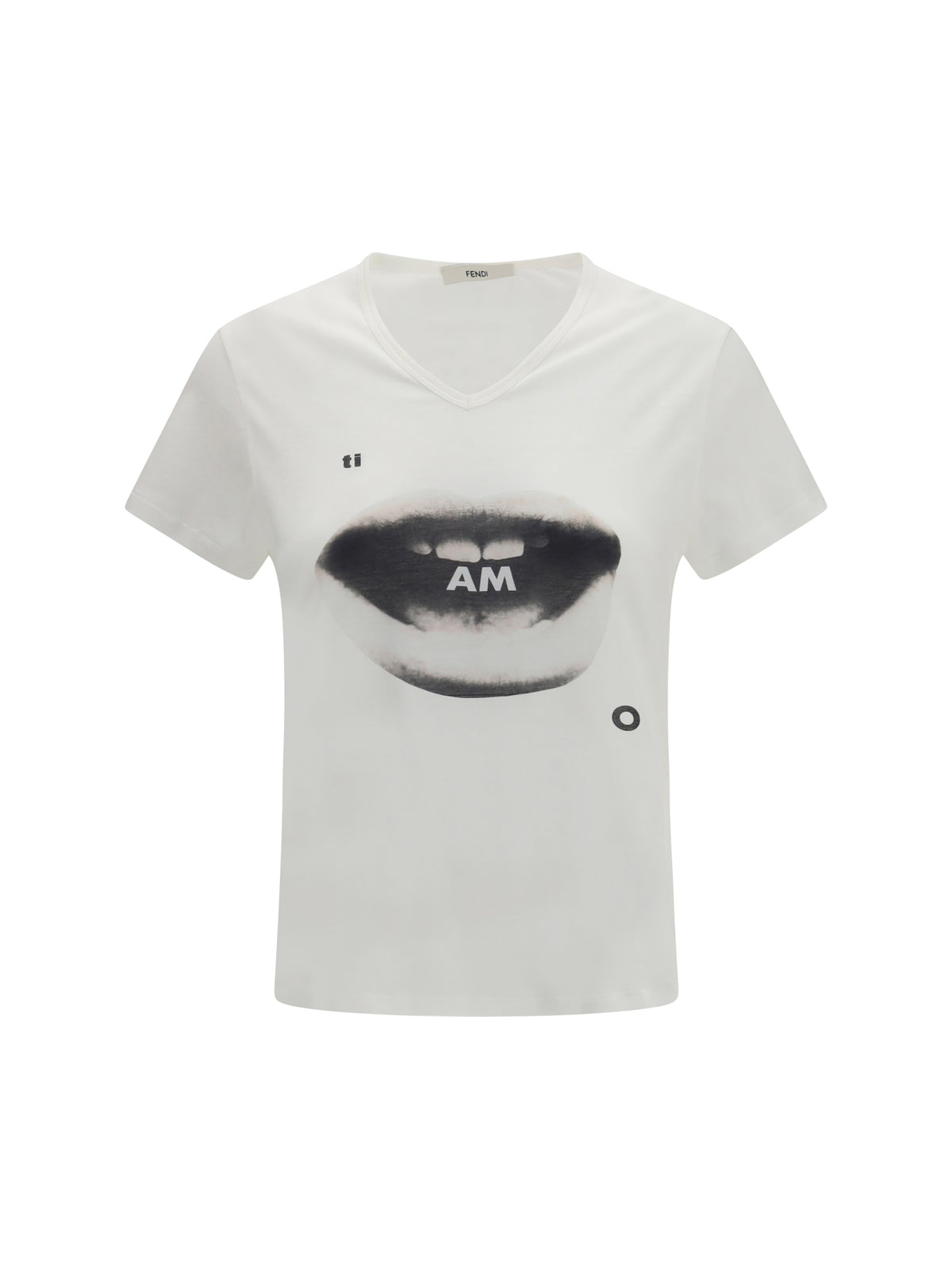 FENDI Fendi Women Ti Amo Print Jersey T-Shirt