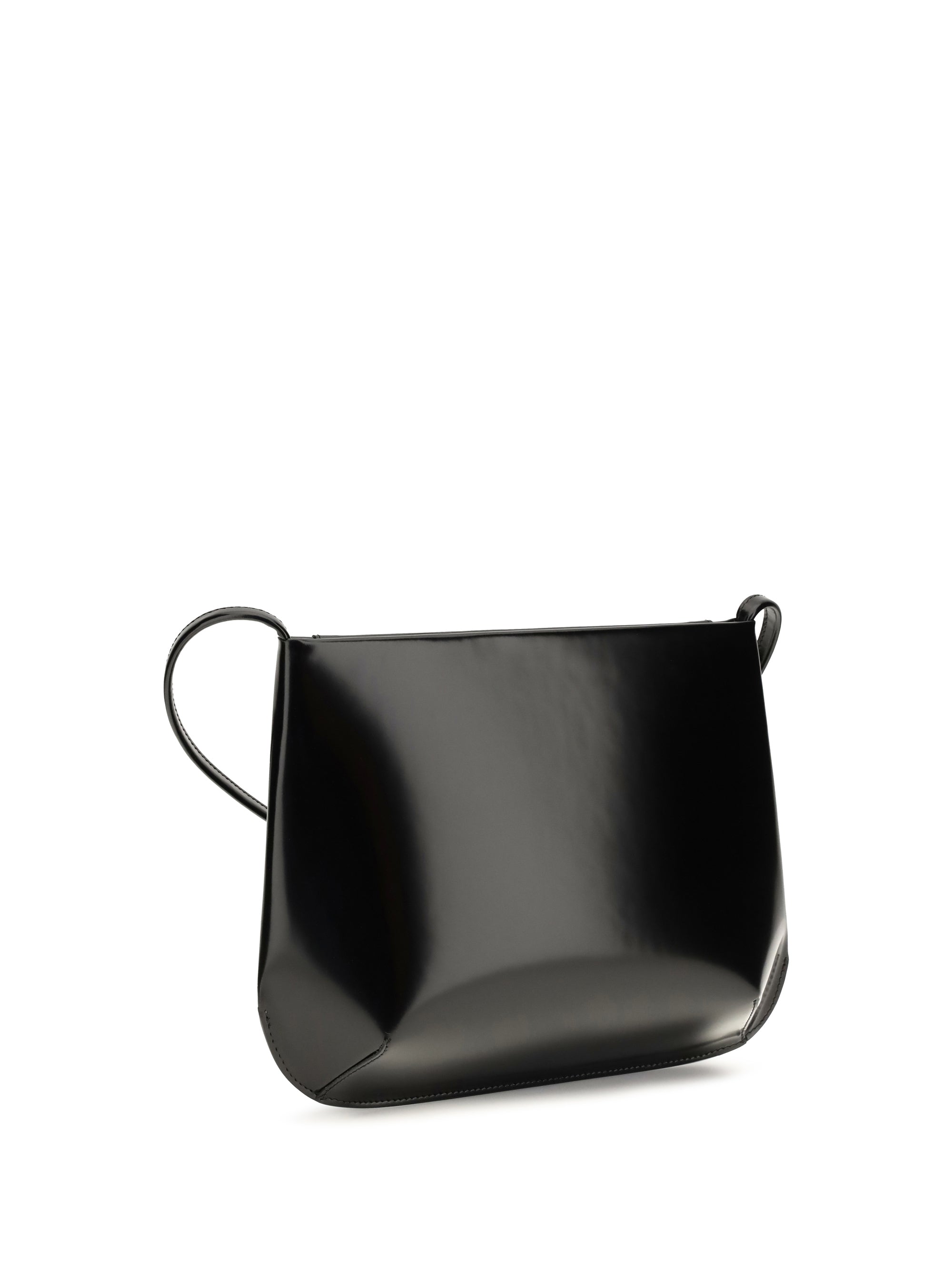 FANE Fane Women Loge Brushed Leather Crossbody Bag