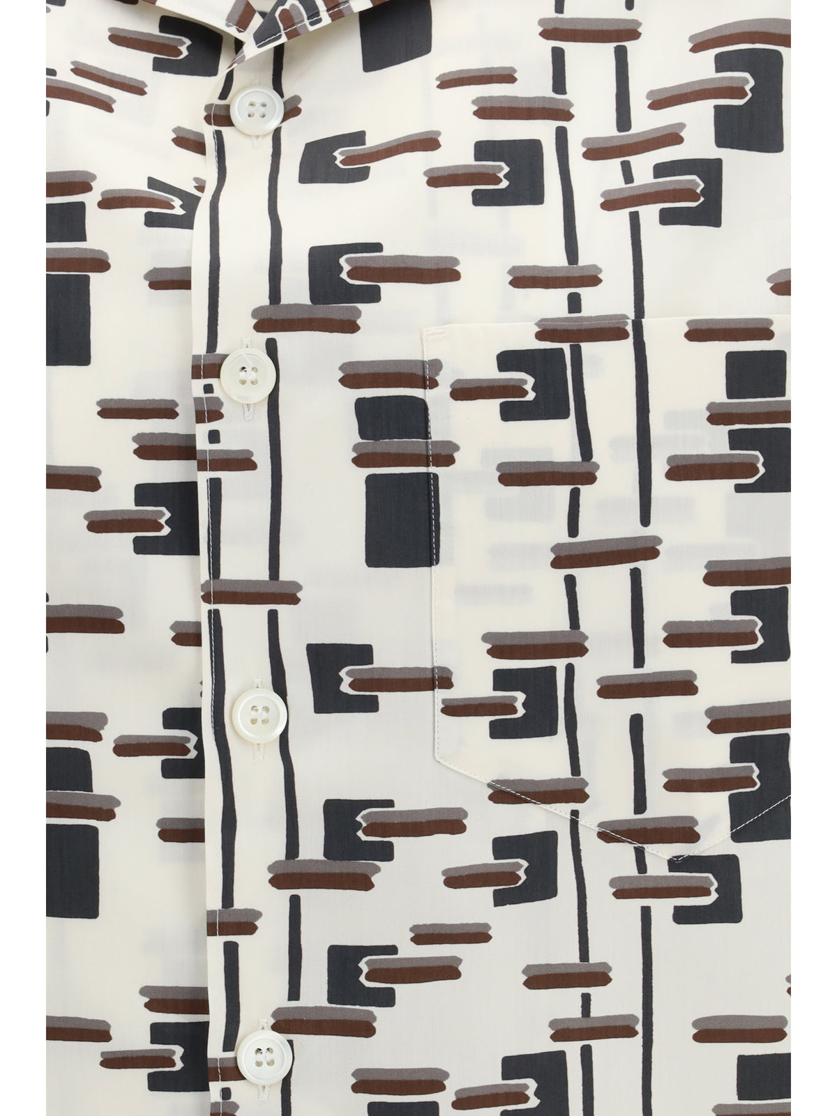 PRADA Prada Men Patterned Bowling Shirt