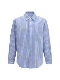 SAINT LAURENT Saint Laurent Men Cassandre Striped Cotton Shirt
