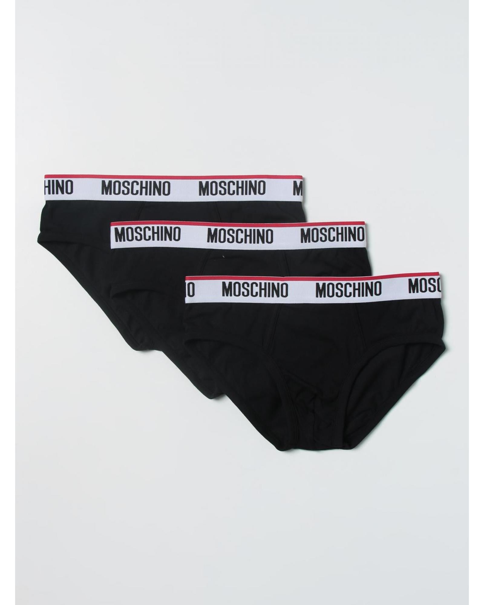 Moschino Underwear Cotton Briefs Men Black 1