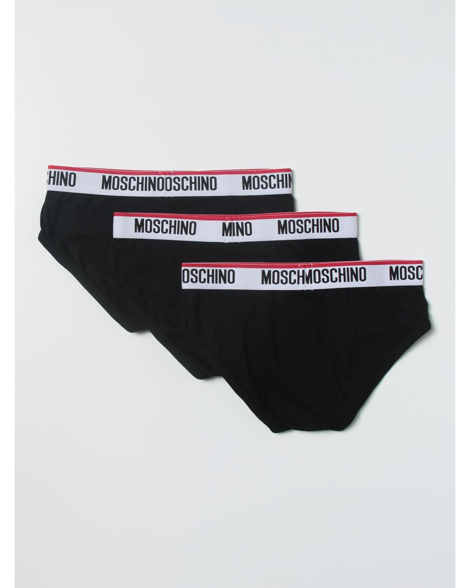Moschino Underwear Cotton Briefs Men Black 1