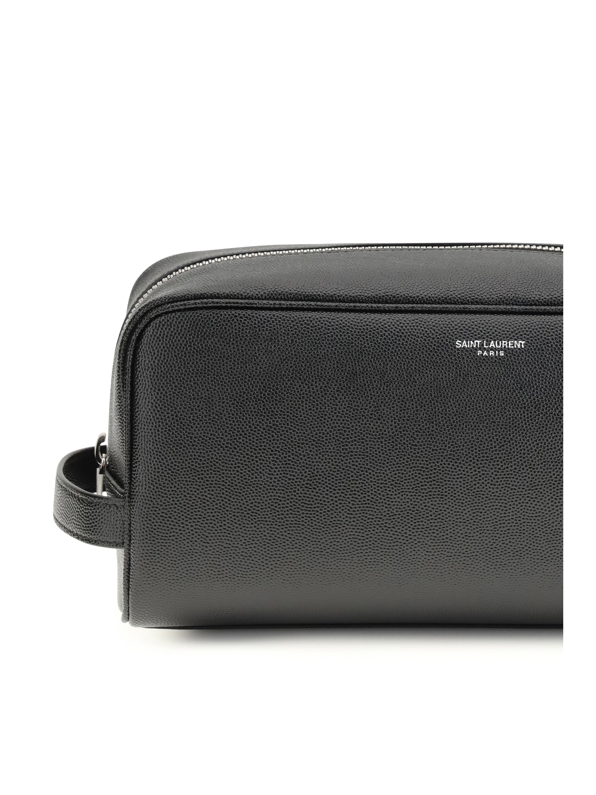 Saint Laurent Men Leather Beauty Case