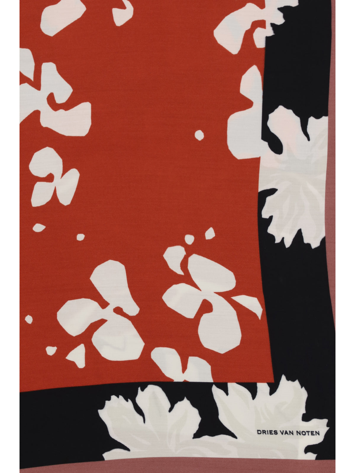 DRIES VAN NOTEN Dries Van Noten Men Printed Viscose Scarf