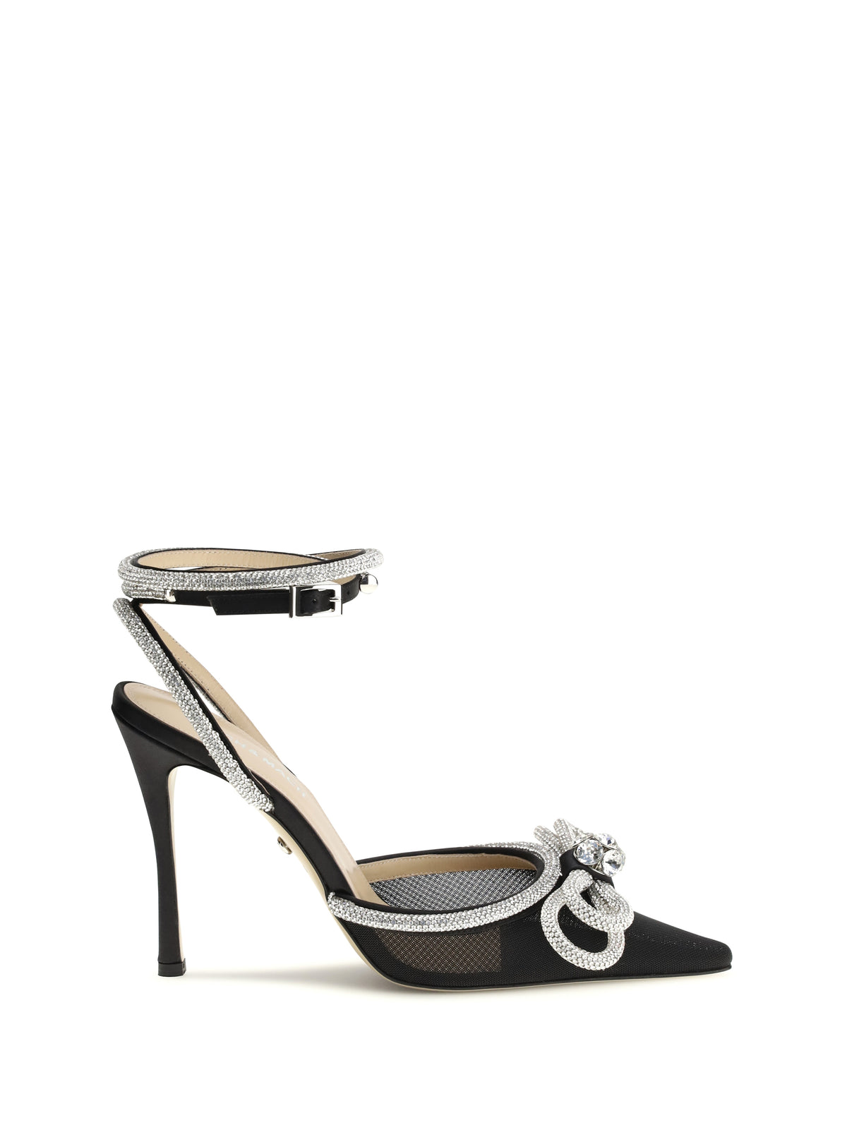 MACH & MACH Mach & Mach Women Double Bow Satin Pumps