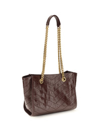 SAINT LAURENT Saint Laurent Women Small Niki Leather Tote Bag