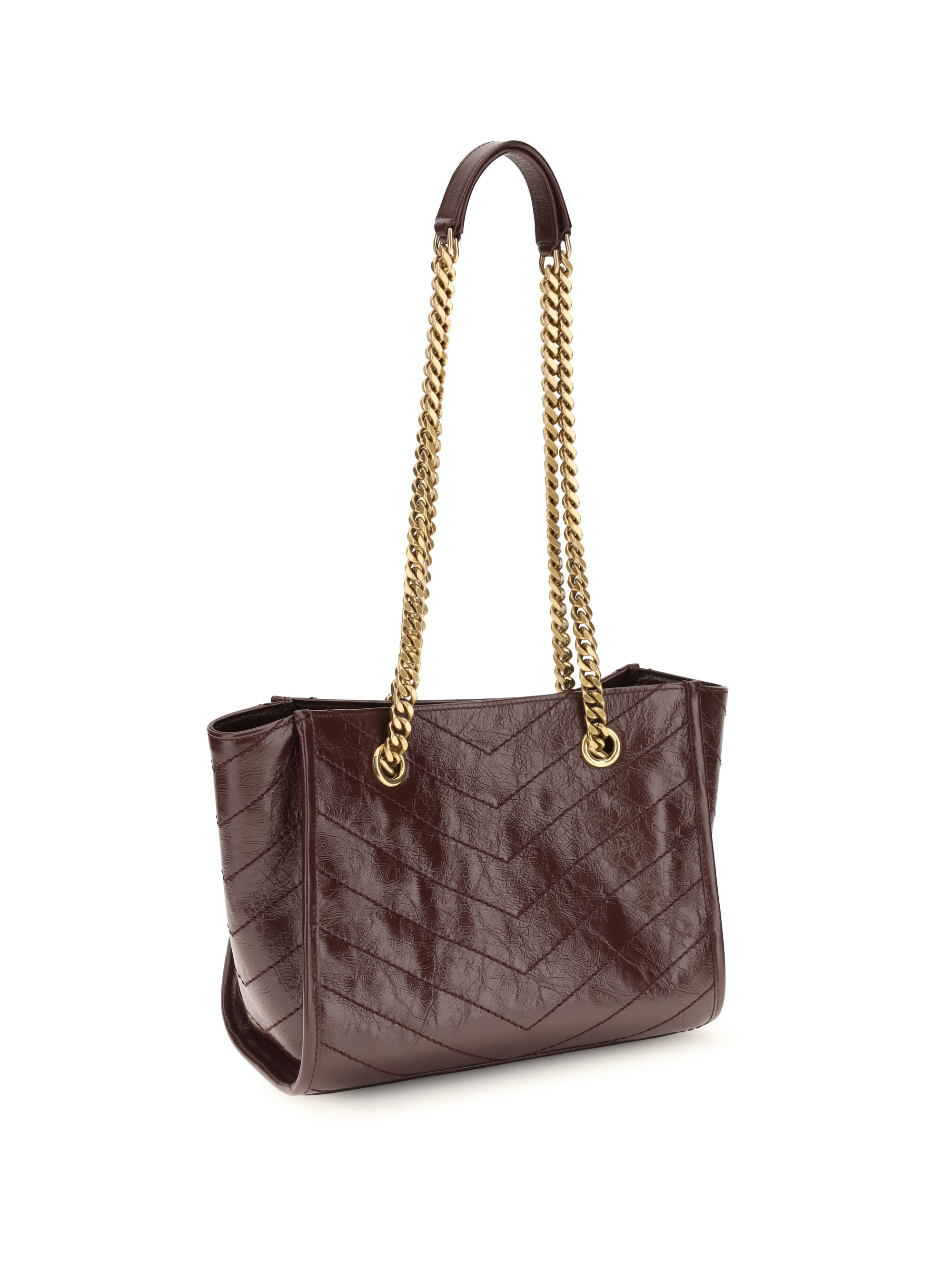 SAINT LAURENT Saint Laurent Women Small Niki Leather Tote Bag
