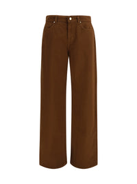 Max Mara Studio Women Baggy Pants In Pure Cotton Satin