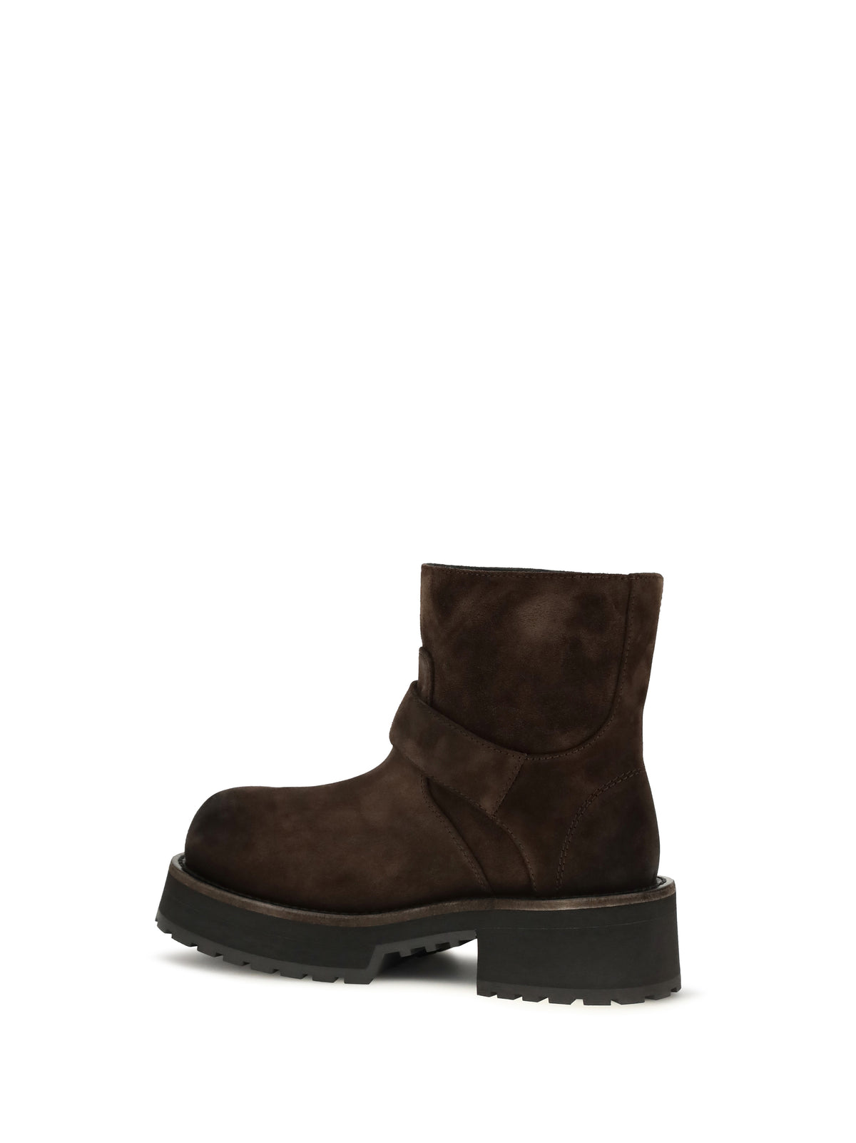 BALENCIAGA Balenciaga Women Venom Mini Waxed Suede Calf Leather Ankle Boots
