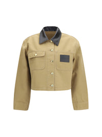 BALENCIAGA Balenciaga Women Heavy Cotton Cropped Jacket