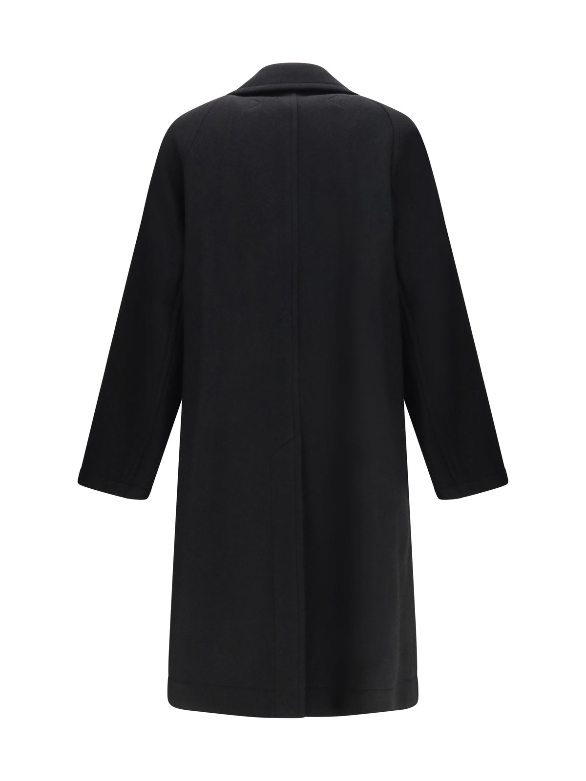 Lemaire Men Short Double-Breasted Wool And Alpaca Coat