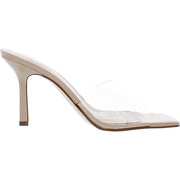 Danria Womens Solid Peep-Toe Heels