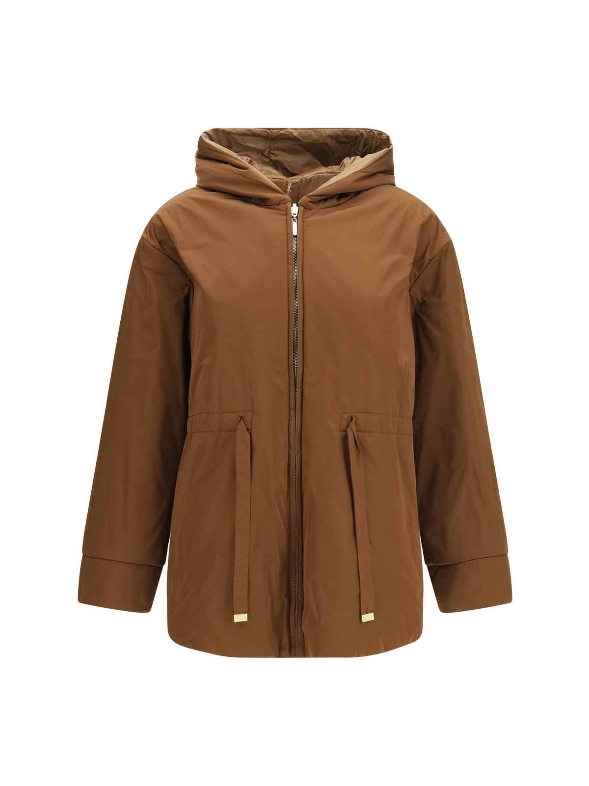 Max Mara The Cube Women Reversible Padded Parka In Radzmir And Water Repellent Canvas