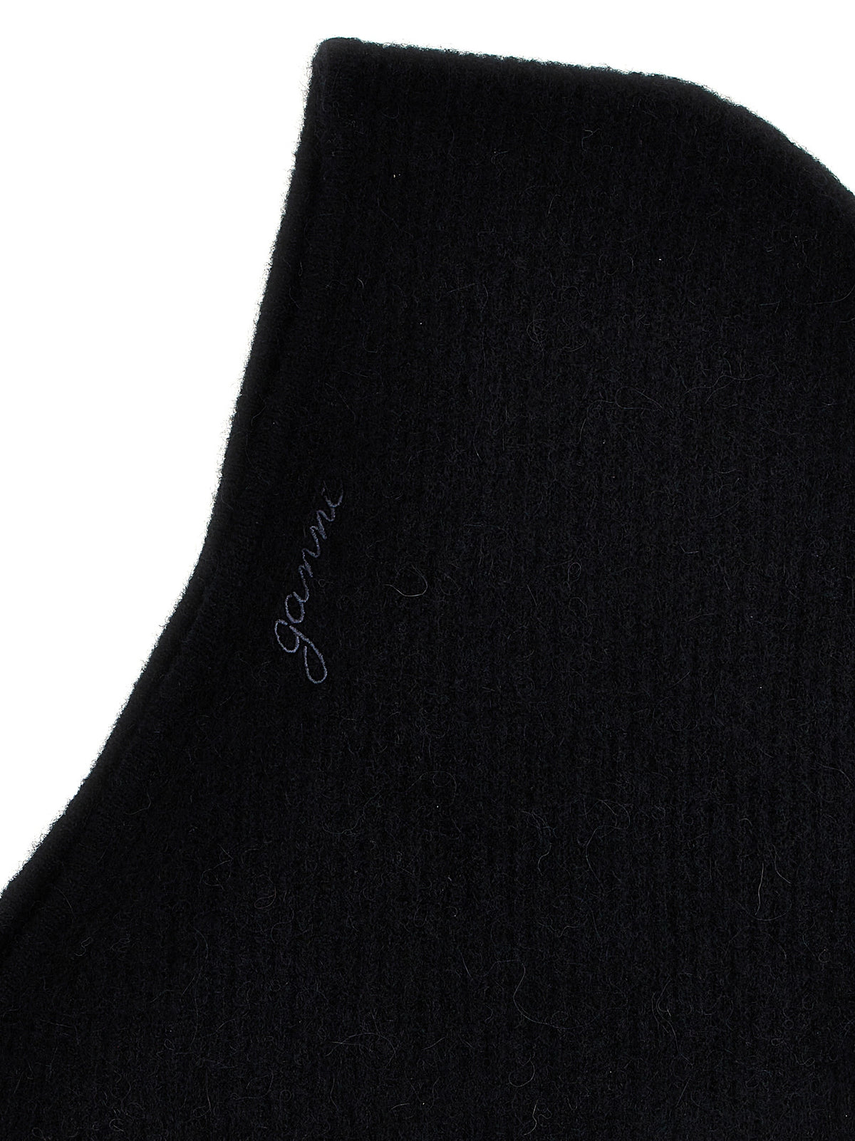 Ganni Women Logo Embroidery Hood