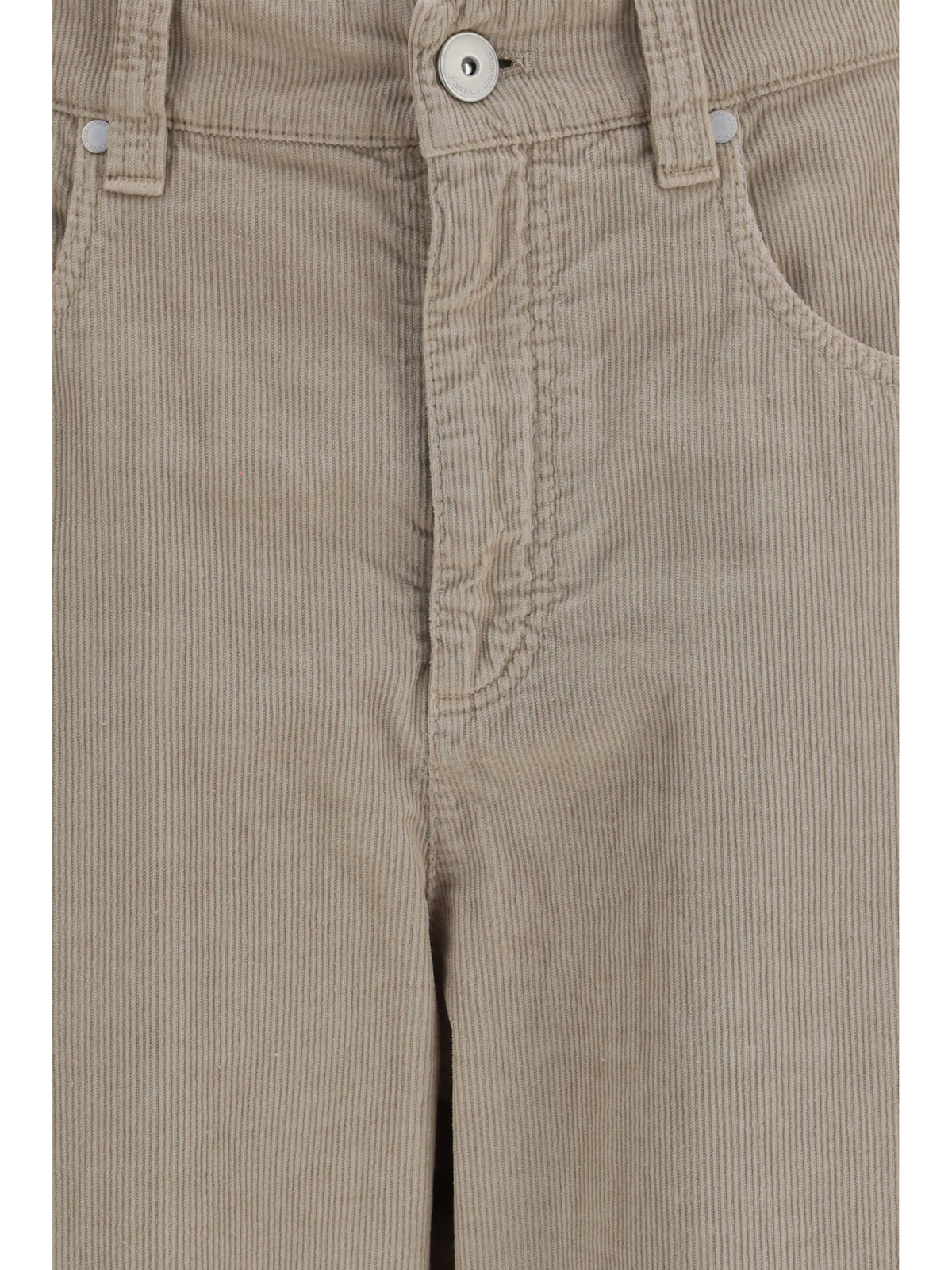 BRUNELLO CUCINELLI Brunello Cucinelli Women Straight-Leg Cotton And Linen Pants