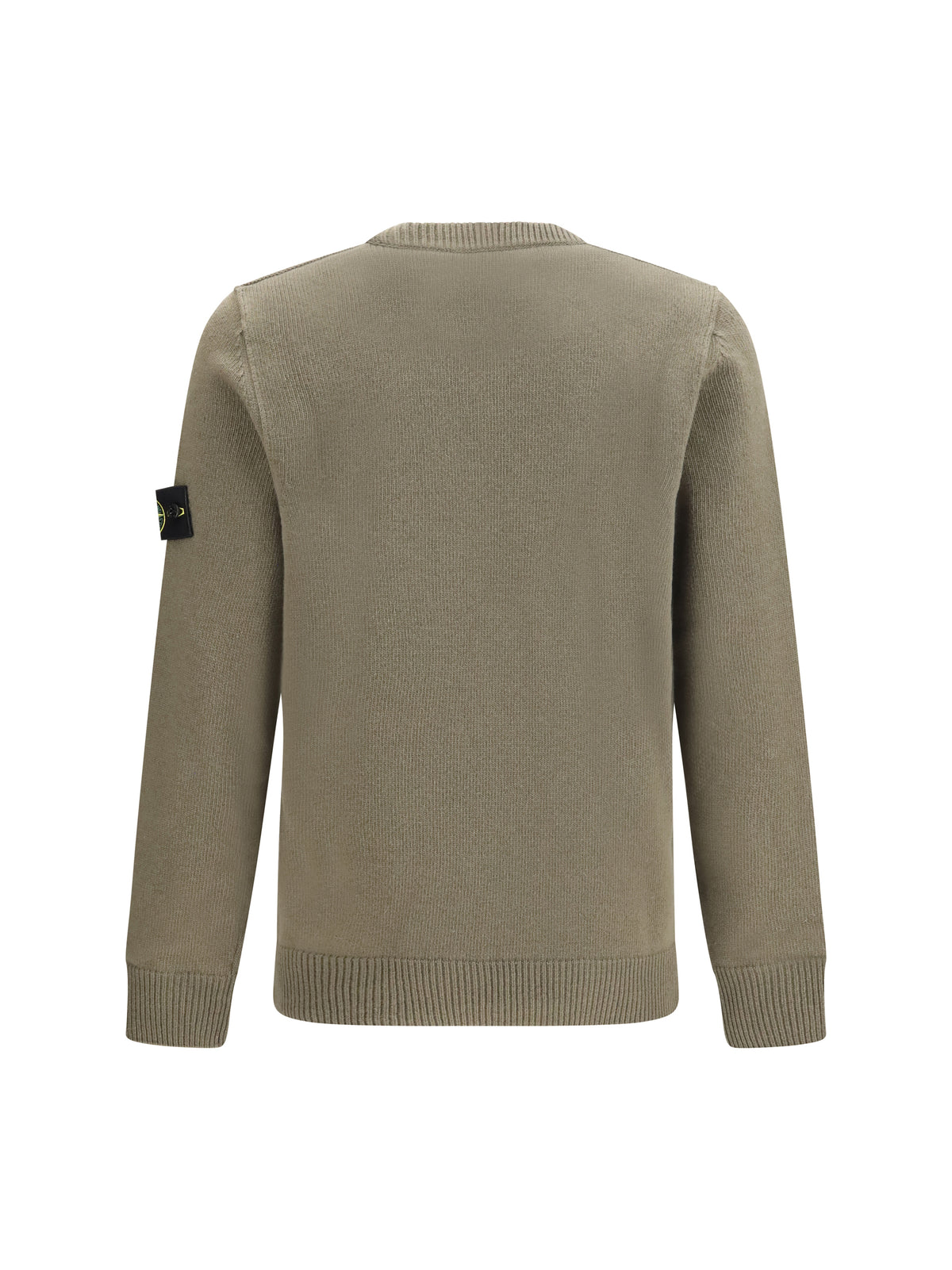 Stone Island Men Sweater Crewneck With Logo Patch On The Sleeve