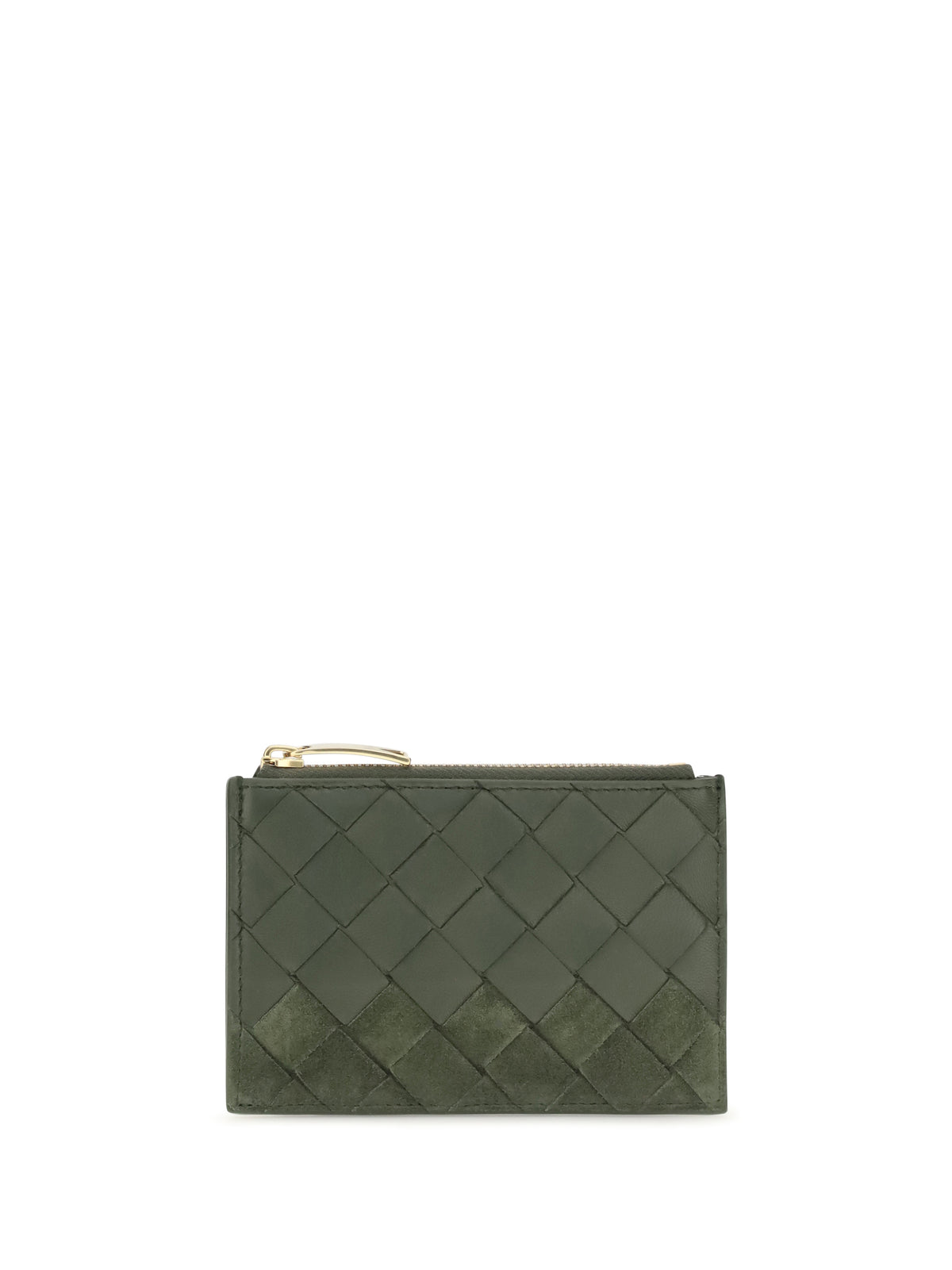 Bottega Veneta Women Intrecciato Zip Cardholder