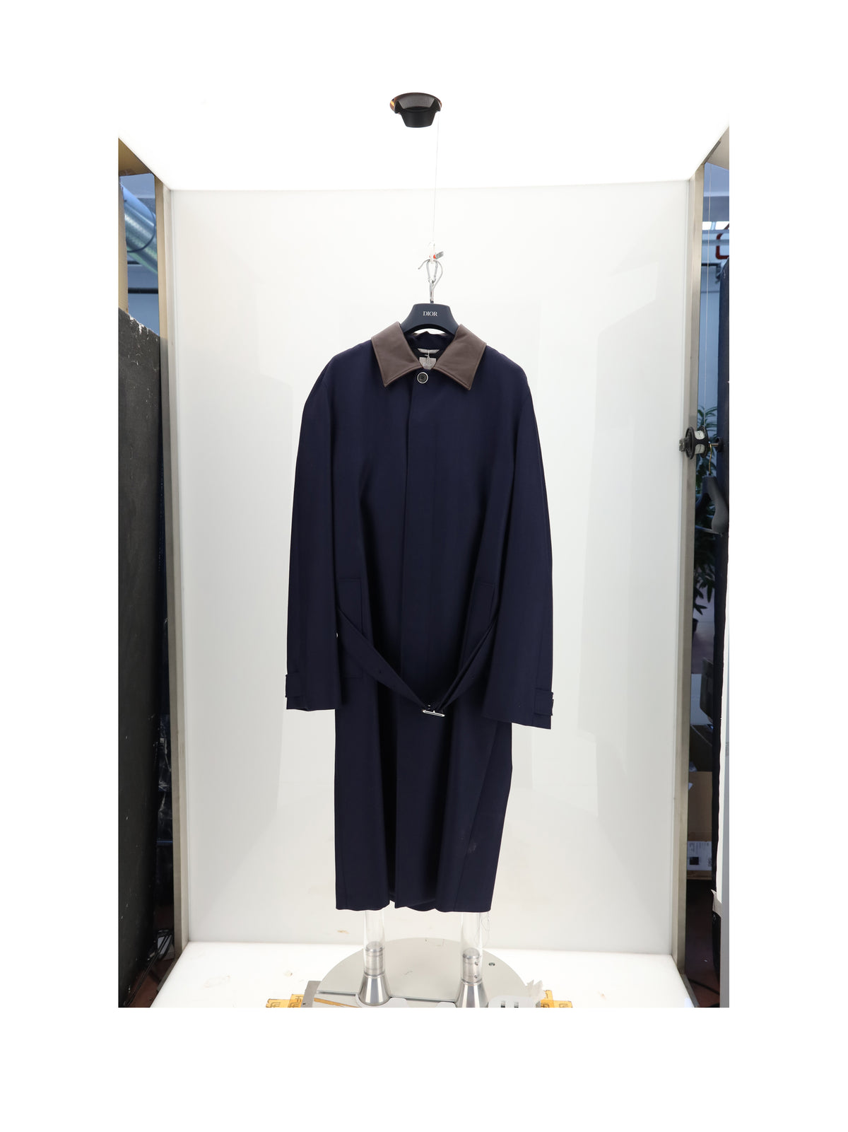 Dior Homme Men Trench Lana/Pelle Must Buy